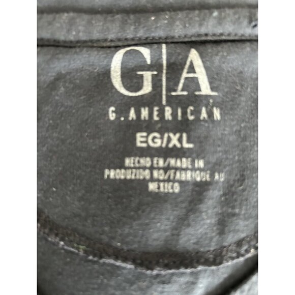 G. American Mens Long Sleeve Striped Cotton V Neck T Shirt Pullover size XL - Picture 8 of 8